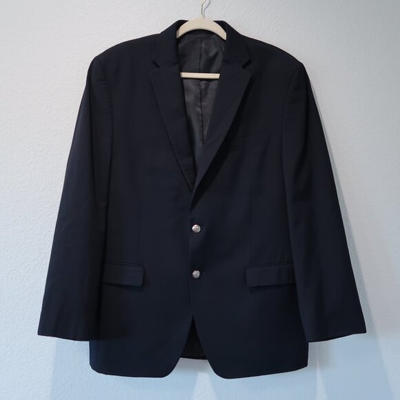 MICHAEL Michael Kors Blazer Mens 42R Button Front Wool Blend Sport Coat Macys - Picture 1 of 14